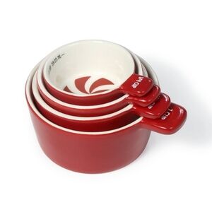 Target Bullseye Playground Christmas 2025 Ceramic Peppermint Measuring Cups